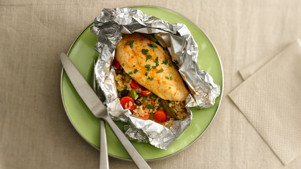 honey sriracha chicken foil